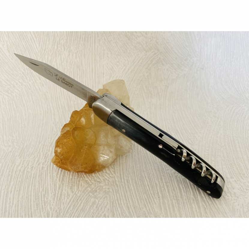 Couteau de poche L'Alsacien manche en matière naturelle de 10,5 cm par Au Sabot. 